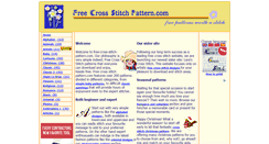 Desktop Screenshot of free-cross-stitch-pattern.com